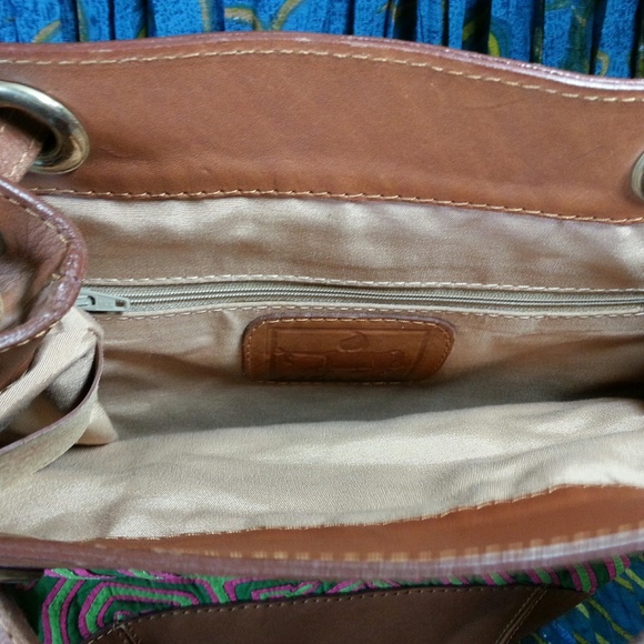 Large Mola Kuna Indian hand made bucket handbag - Picture 3 of 5